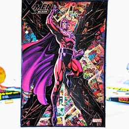 Magneto | X-Men Black| 3D Comic Collage Canvas
