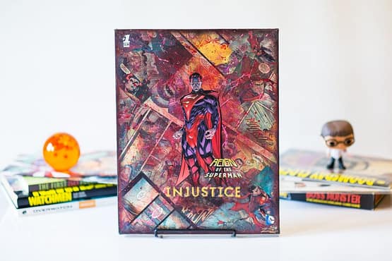 Injustice #1 – One of A Kind DC Comic Book Canvas