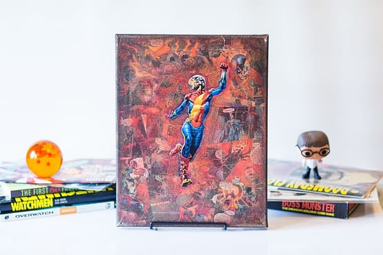 Jay Garrick | Earth 2 | One of A Kind Handmade DC Comic Book Canvas