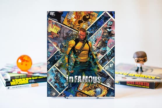 InFamous – One of A Kind DC Gamer Comic Canvas