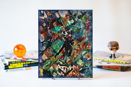 The Joker – Batman #17 Custom Variant Cover – One of A Kind DC Comic Book Canvas