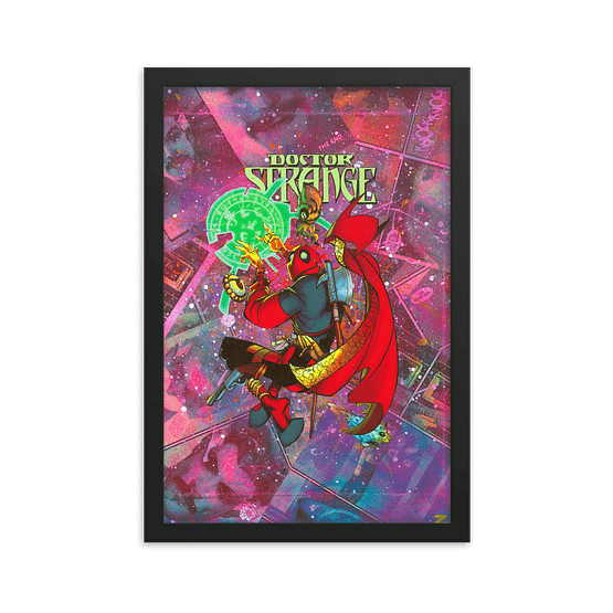 Deadpool – Doctor Strange Variant – Comic Canvas Framed Reproduction Print
