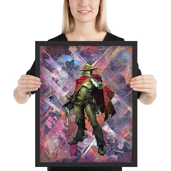 McCree – Overwatch Comic Art Framed Reproduction Print