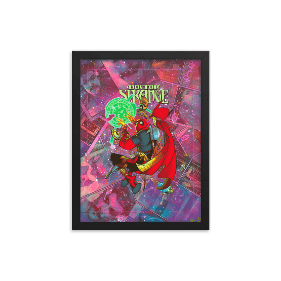 Deadpool – Doctor Strange Variant – Comic Canvas Framed Reproduction Print