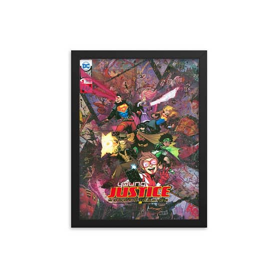 Young Justice #1 – DC Comics Framed Print
