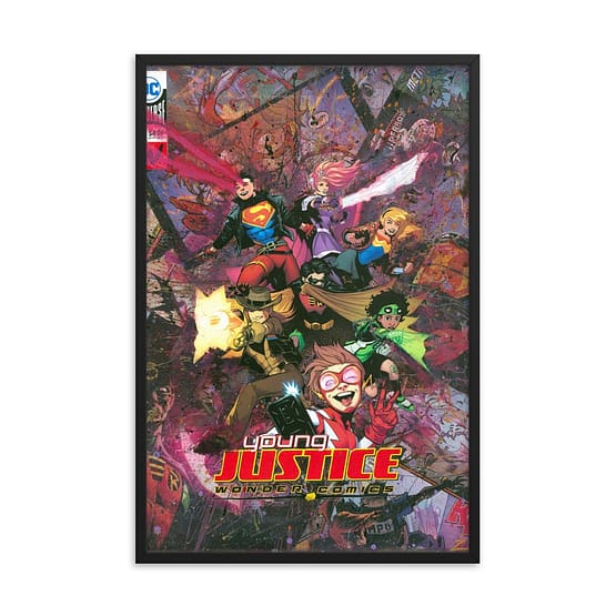Young Justice #1 – DC Comics Framed Print