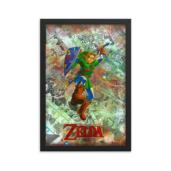 Legend of Zelda | Kid Link |Framed Print