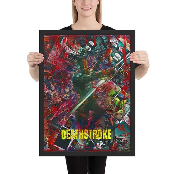 Deathstroke Framed Print