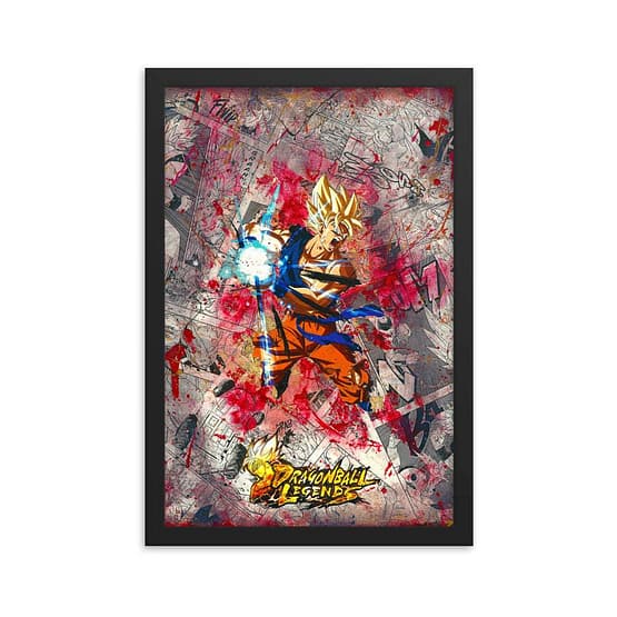 Goku | Super Saiyan | Dragon Ball Legends | Framed Print