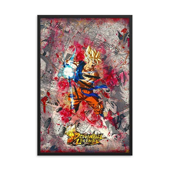 Goku | Super Saiyan | Dragon Ball Legends | Framed Print