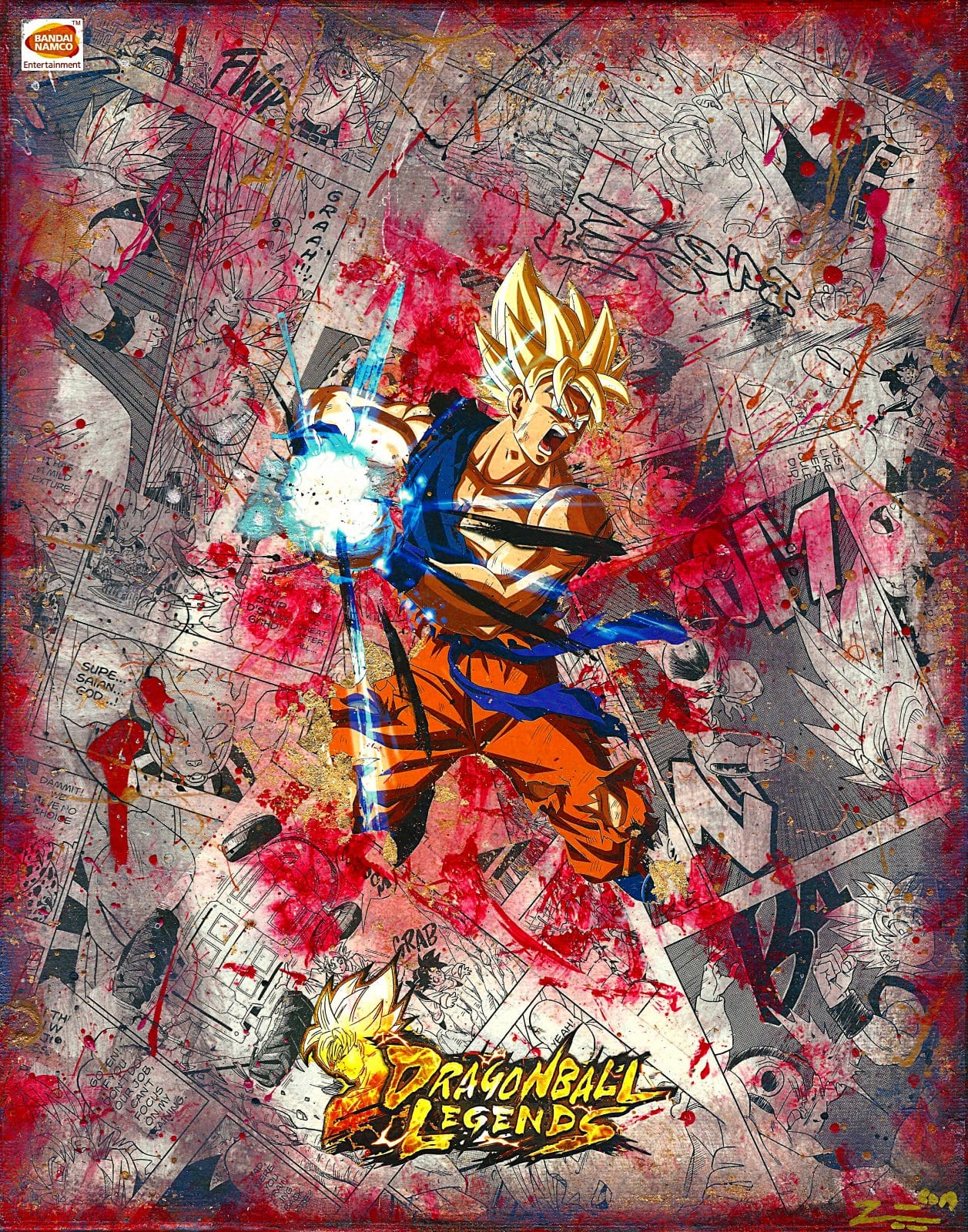 Dragon Ball Super Goku super sayan God Montage photo